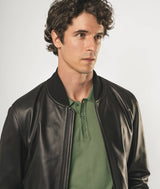 Bomber in pelle Nottingham