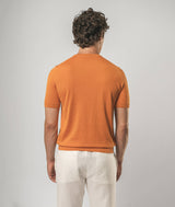 T-shirt in seta e cotone Capri