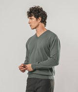 Maglione scollo a V in cashmere Stoccolma