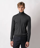 Maglione a collo alto in cashmere e seta Salisburgo