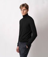 Maglione a collo alto in cashmere e seta Salisburgo