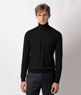 Maglione a collo alto in cashmere e seta Salisburgo