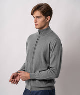 Cardigan full zip in cashmere Helsinki