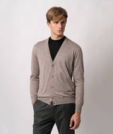 Cardigan in cashmere e seta Ulaan