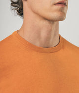 T-shirt in seta e cotone Capri