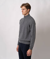 Maglione a mezza zip in cashmere Anversa
