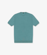 T-shirt in seta e cotone Capri