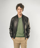 Bomber in pelle Nottingham