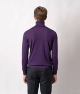 Maglione a collo alto in cashmere e seta Salisburgo