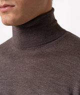 Maglione a collo alto in cashmere e seta Salisburgo