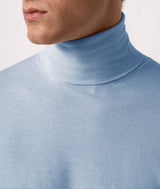 Maglione a collo alto in cashmere e seta Salisburgo
