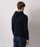 Felpa con zip in cashmere Bruges