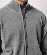Cardigan full zip in cashmere Helsinki
