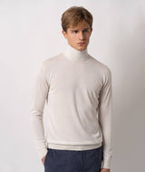 Maglione a collo alto in cashmere e seta Salisburgo