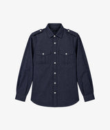 Camicia Militare in Denim Kojima