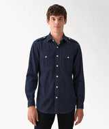 Camicia Militare in Denim Kojima