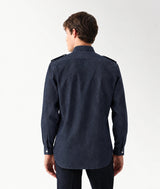 Camicia Militare in Denim Kojima