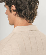 Polo in Lino e Cotone Saint Tropez