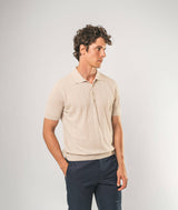 Polo in Lino e Cotone Saint Tropez