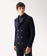Cardigan Doppiopetto in Cashmere Davos