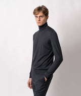 Maglione a collo alto in cashmere e seta Salisburgo