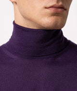 Maglione a collo alto in cashmere e seta Salisburgo