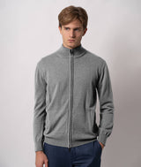 Cardigan full zip in cashmere Helsinki