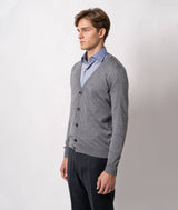 Cardigan in cashmere e seta Ulaan