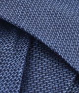 Cravatta in seta blu