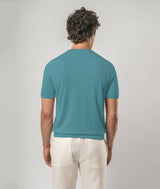 T-shirt in seta e cotone Capri