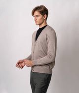 Cardigan in cashmere e seta Ulaan