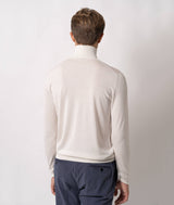Maglione a collo alto in cashmere e seta Salisburgo