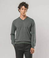 Maglione scollo a V in cashmere Stoccolma
