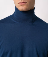 Maglione a collo alto in cashmere e seta Salisburgo