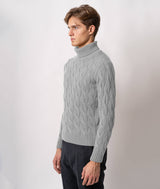 Maglione dolcevita in cashmere Lapponia