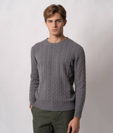 Maglione girocollo in cashmere Berna