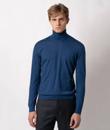 Maglione a collo alto in cashmere e seta Salisburgo