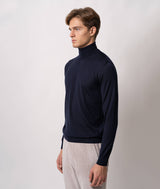 Maglione a collo alto in cashmere e seta Salisburgo