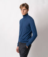 Maglione a collo alto in cashmere e seta Salisburgo