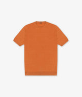 T-shirt in seta e cotone Capri