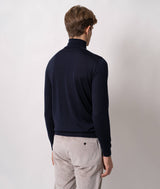 Maglione a collo alto in cashmere e seta Salisburgo
