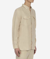 Camicia militare in lino Bloomsbury
