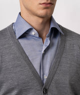 Cardigan in cashmere e seta Ulaan