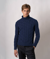 Maglione dolcevita in cashmere Lapponia