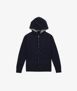 Felpa con zip in cashmere Bruges
